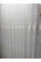 Star 2027 Gold Detailled 1/3 Fine Plied Tulle Curtain Apm - 2