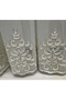 Star 2027 Gold Detailled 1/3 Fine Plied Tulle Curtain Apm - 6