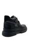 580 Orthopedic 100% Genuine Leather Black Banded Boots - 4