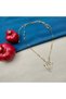 Women's Steel Zircon Stone Gold Long Serenay Sarıkaya Necklace - 3