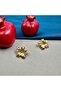 Women's Steel Flower Earrings - 5