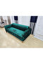 A Quality Stretch Elastic Velvet 1 Piece 3 Seater Sofa, Sofa, Sofa Bed Cover, Armchair Cover - 3