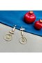 Women's Jewelled Dangle Earrings - 5