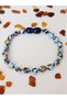 Mosaic Blue Amber Adult Bracelet 18 cm - 3