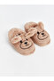 3D Applique Detailed Embroidered Boys' House Slippers