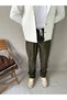 Men's Elastic Waist Baggy Fit Slim Corduroy Pants