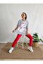 Cat Print Necklace Tracksuit Set - 2