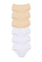 Tutku-6 Pieces Women's High Waist Bato Thick Rubber Panties S9
