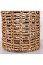 Edi̇s Natural Abaka 42X42 cm Laundry and Decoration Basket with Lid - 5