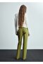 Low-Waisted Flared Pants - 4