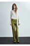 Low-Waisted Flared Pants - 2