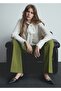 Low-Waisted Flared Pants - 8