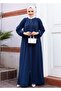 Pleated Detail Modest Abaya