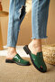 Women's Detailed Stylish Orthopedic Flat Sole Slippers Bronte - 4