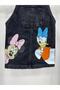 Jeans Salopet Gilet - Mickey And Friends Printed - 2