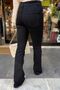 Ns-68986 Women's Black Non-Fading Spanish Ultra High Waist Stretchy Denim Jeans - 2
