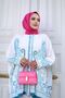Patterned Women's Shirt and Trousers Set - 3