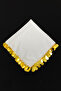 Large Size Chiffon Halay Handkerchief, 50X50Cm White Gold 1 Piece, Bride Groom Wedding Henna Circumcision Promise Bride - 7