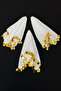 Large Size Chiffon Halay Handkerchief, 50X50Cm White Gold 1 Piece, Bride Groom Wedding Henna Circumcision Promise Bride - 8