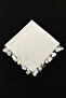 Large Size Chiffon Halay Handkerchief, 50X50Cm White Silver 1 Piece, Bride Groom Wedding Henna Circumcision Engagement Bride - 5