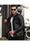 Men's Artificial Leather Jacket&Coat - 3