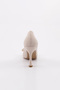 9054 Women's Pointed Toe Crystal Stone Buckle Heeled Shoes - 4