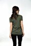 Women's Basic Crew Neck Short Sleeve T-shirt Khaki - 4