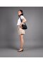 Genuine Leather Shoulder Bag Women's Black - 2