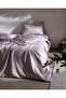 Odette Double 100% Cotton Ranforce Printed Duvet Cover Set - Light Plum - 2