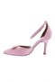 Women's Ankle Strap Crystal Buckle Thin Heeled Shoes Powder Scuba 31112821 - 5
