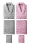10-Piece Family Set Women's & Men's Bathrobe Set - Leopard - 3