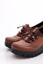 Women's Wedge Sole Laced Comfort Shoes 5672672 - 4