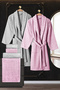 10-Piece Family Set Women's & Men's Bathrobe Set - Leopard - 2