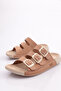 P29 Women's Buckle Three-Stripes Slippers - 4