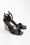 2427 Women's Heel Hole Evening Dress Shoes - 2