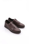 Men's Closed Lace-Up Sneaker Shoes Brown Black 109523616 - 2