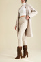Senza Bellows Suede Khaki Suede 10 cm Women's Boots & Booties, High Heels - 6