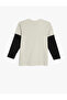 T-Shirt Motorcycle Printed Long Sleeve Crew Neck Cotton - 2