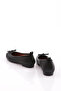 Women's Bow Detailed Ballerinas Black Genuine Leather 251371010 - 3