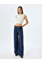Textured Slim Fit Round Neck Back Detail Sleeveless Crop Top - 2