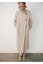 Double-breasted wool coat - 2