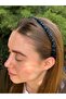 Bym412 Navy Blue Sequin Women's Hair Accessory Crown - 2