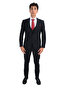 Cengiz Inler Plain Pattern Swallow Collar Vest Wool Men's Suit - 6