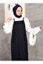 Navy Blue Gabardine Gilet - Vav - 5