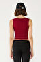 Women's Solid Color Short Basic Cotton Bodysuit Crew Neck - 5
