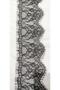 Black Bearded Lace 15 Cm (3 Mt) - 3