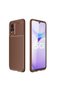 جراب Vivo V21E غطاء سيليكون زوري نيغرو - بني - 2