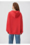 Women's red m1600361-82054 blue logo hooded sweatshirt - 4