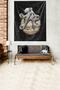 Octopus in Space Stain Resistant Velvet Fabric Wall Cloth Wall Carpet Tapestry