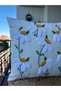 Punch Panch Daisy Cushion Cover Handmade 100% Handcrafted Ecru Color 43X43 - 3
